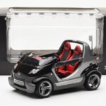 Smart Fortwo Crossblade Cabriolet Zilver Zwart Kyosho 1:18 - image 6 of 6