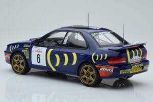 Subaru Impreza 555 #6 P. Liatti / C. Cassina Tour de Corse 1995 IXO 1:18 18RMC063C Metaal — afbeelding 5 van 6