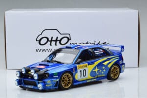 Subaru Impreza WRC #10 T. Makinen / K. Lindstrom Rally Monte Carlo Night Version 2002 Otto 1:18 OT784 Hars — afbeelding 6 van 6