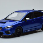 Subaru Impreza WRX STI Nurburgring Challenge Package Blauw Kyosho 1:18