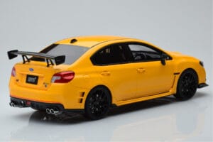 Subaru Impreza WRX STI Nurburgring Challenge Package Geel Kyosho 1:18 KSR18021Y Hars — afbeelding 2 van 5
