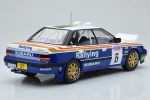Subaru Legacy RS Night Version #6 M. Alen / I. Kivimaki RAC Rally 1991 IXO 1:18 18RMC080A Metaal — afbeelding 2 van 6
