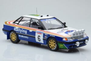 Subaru Legacy RS Night Version #6 M. Alen / I. Kivimaki RAC Rally 1991 IXO 1:18 18RMC080A Metaal — afbeelding 4 van 6
