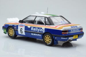 Subaru Legacy RS Night Version #6 M. Alen / I. Kivimaki RAC Rally 1991 IXO 1:18 18RMC080A Metaal — afbeelding 5 van 6