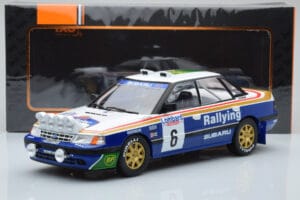 Subaru Legacy RS Night Version #6 M. Alen / I. Kivimaki RAC Rally 1991 IXO 1:18 18RMC080A Metaal — afbeelding 6 van 6