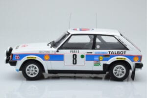 Talbot Sunbeam Lotus Night Version #8 H. Toivonen / P. White Rally Monte Carlo 1981 IXO 1:18 18RMC095B Metaal — afbeelding 3 van 6