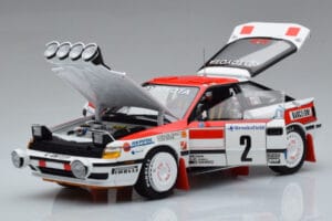 Toyota Celica GT-Four ST165 #2 C. Sainz / L. Moya Winner Rally Monte Carlo 1991 Kyosho 1:18 08961B Metaal — afbeelding 2 van 12