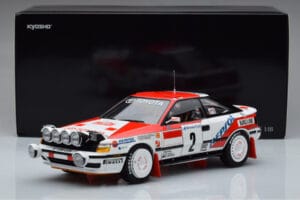 Toyota Celica GT-Four ST165 #2 C. Sainz / L. Moya Winner Rally Monte Carlo 1991 Kyosho 1:18 08961B Metaal — afbeelding 12 van 12