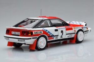 Toyota Celica GT-Four ST165 #2 C. Sainz / L. Moya Winner Rally Monte Carlo 1991 Kyosho 1:18 08961B Metaal — afbeelding 3 van 12