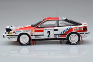 Toyota Celica GT-Four ST165 #2 C. Sainz / L. Moya Winner Rally Monte Carlo 1991 Kyosho 1:18 08961B Metaal — afbeelding 4 van 12