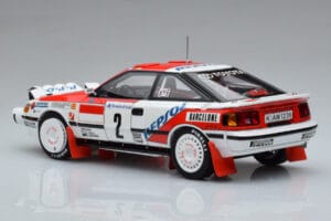 Toyota Celica GT-Four ST165 #2 C. Sainz / L. Moya Winner Rally Monte Carlo 1991 Kyosho 1:18 08961B Metaal — afbeelding 6 van 12