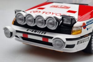 Toyota Celica GT-Four ST165 #2 C. Sainz / L. Moya Winner Rally Monte Carlo 1991 Kyosho 1:18 08961B Metaal — afbeelding 7 van 12