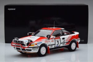 Toyota Celica GT-Four ST165 #3 B. Waldegard / F. Gallagher Winner Safari Rally 1990 Kyosho 1:18 08961A Metaal — afbeelding 12 van 12