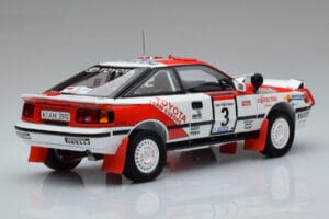 Toyota Celica GT-Four ST165 #3 B. Waldegard / F. Gallagher Winner Safari Rally 1990 Kyosho 1:18 08961A Metaal — afbeelding 3 van 12