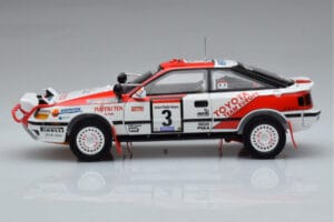 Toyota Celica GT-Four ST165 #3 B. Waldegard / F. Gallagher Winner Safari Rally 1990 Kyosho 1:18 08961A Metaal — afbeelding 4 van 12