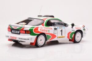 Toyota Celica Turbo 4WD ST185 #1 J. Kankkunen / J. Piironen Safari Rally 1993 IXO 1:18 18RMC150A Metaal — afbeelding 2 van 6