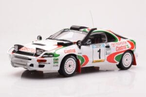 Toyota Celica Turbo 4WD ST185 #1 J. Kankkunen / J. Piironen Safari Rally 1993 IXO 1:18 18RMC150A