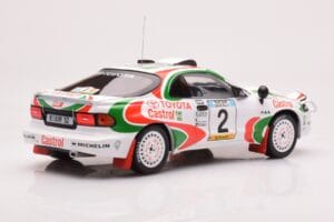 Toyota Celica Turbo 4WD ST185 #2 M. Alén / I. Kivimäki Safari Rally 1993 IXO 1:18 18RMC150B Metaal — afbeelding 2 van 6