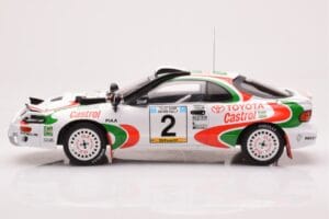 Toyota Celica Turbo 4WD ST185 #2 M. Alén / I. Kivimäki Safari Rally 1993 IXO 1:18 18RMC150B Metaal — afbeelding 3 van 6