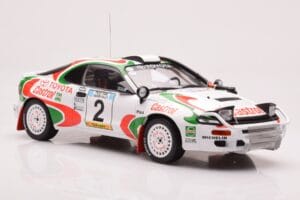 Toyota Celica Turbo 4WD ST185 #2 M. Alén / I. Kivimäki Safari Rally 1993 IXO 1:18 18RMC150B Metaal — afbeelding 4 van 6