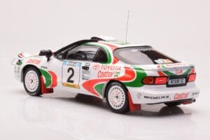 Toyota Celica Turbo 4WD ST185 #2 M. Alén / I. Kivimäki Safari Rally 1993 IXO 1:18 18RMC150B Metaal — afbeelding 5 van 6