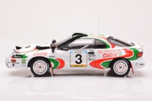Toyota Celica Turbo 4WD ST185 #3 I. Duncan / R. Virtanen Safari Rally 1994 IXO 1:18 18RMC150C Metaal — afbeelding 3 van 6