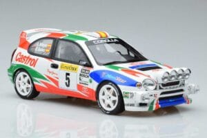 Toyota Corolla WRC #4 C. Sainz / L. Moya Rally Monte Carlo Winner 1998 Otto 1:18 OT395 Hars — afbeelding 4 van 6
