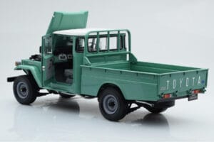 Toyota Land Cruiser 40 4x4 Pickup Groen Kyosho 1:18 08958FG Metaal — afbeelding 3 van 8