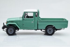 Toyota Land Cruiser 40 4x4 Pickup Groen Kyosho 1:18 08958FG Metaal — afbeelding 5 van 8