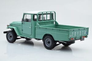 Toyota Land Cruiser 40 4x4 Pickup Groen Kyosho 1:18 08958FG Metaal — afbeelding 7 van 8