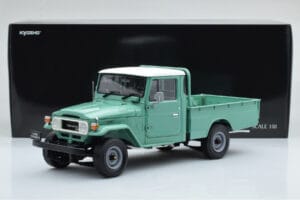 Toyota Land Cruiser 40 4x4 Pickup Groen Kyosho 1:18 08958FG Metaal — afbeelding 8 van 8