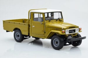 Toyota Land Cruiser 40 4x4 Pickup Olijfgroen Kyosho 1:18 08958K Metaal — afbeelding 6 van 8