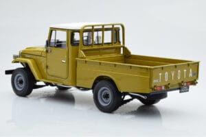 Toyota Land Cruiser 40 4x4 Pickup Olijfgroen Kyosho 1:18 08958K Metaal — afbeelding 7 van 8