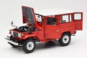 Toyota Land Cruiser FJ40 Van Rood Kyosho 1:18 08971R Metaal — afbeelding 2 van 8
