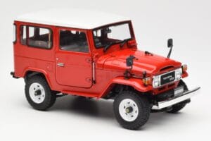 Toyota Land Cruiser FJ40 Van Rood Kyosho 1:18 08971R Metaal — afbeelding 6 van 8