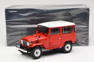 Toyota Land Cruiser FJ40 Van Rood Kyosho 1:18 08971R Metaal — afbeelding 8 van 8