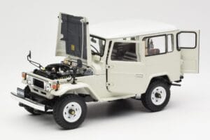Toyota Land Cruiser FJ40 Van Wit Kyosho 1:18 08971W Metaal — afbeelding 2 van 8