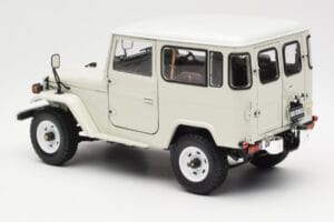 Toyota Land Cruiser FJ40 Van Wit Kyosho 1:18 08971W Metaal — afbeelding 7 van 8