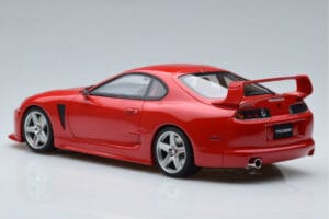 Toyota Supra A80 TRD 3000 GT Rood Otto 1:18 OT879 Hars — afbeelding 5 van 6
