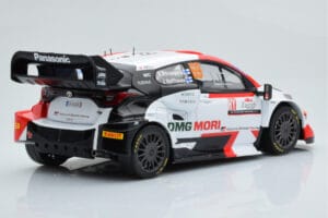 Toyota GR Yaris Rally1 #69 K. Rovanpera / J. Halttunen Rally Croatia 2022 IXO 1:18 18RMC151A Metaal — afbeelding 2 van 6
