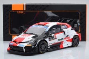 Toyota GR Yaris Rally1 #1 S. Ogier / B. Veillas Rally Monte Carlo 2022 IXO 1:18 18RMC151B Metaal — afbeelding 6 van 6