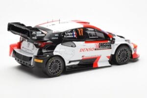 Toyota GR Yaris Rally1 #17 S. Ogier / B. Veillas Rally Monte Carlo 2023 IXO 1:18 18RMC152A Metaal — afbeelding 2 van 6