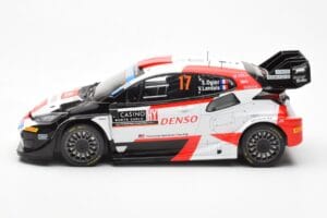 Toyota GR Yaris Rally1 #17 S. Ogier / B. Veillas Rally Monte Carlo 2023 IXO 1:18 18RMC152A Metaal — afbeelding 3 van 6