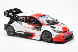 Toyota GR Yaris Rally1 #17 S. Ogier / B. Veillas Rally Monte Carlo 2023 IXO 1:18 18RMC152A Metaal — afbeelding 4 van 6