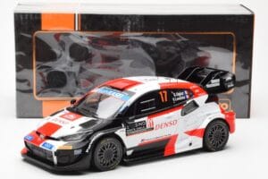 Toyota GR Yaris Rally1 #17 S. Ogier / B. Veillas Rally Monte Carlo 2023 IXO 1:18 18RMC152A Metaal — afbeelding 6 van 6