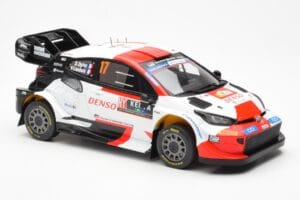 Toyota GR Yaris Rally1 #17 S. Ogier / V. Landais Safari Rally Kenya 2023 IXO 1:18 18RMC173A Metaal — afbeelding 4 van 6