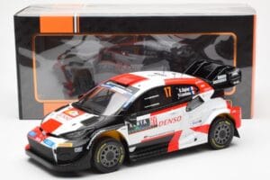 Toyota GR Yaris Rally1 #17 S. Ogier / V. Landais Safari Rally Kenya 2023 IXO 1:18 18RMC173A Metaal — afbeelding 6 van 6