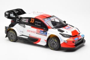 Toyota GR Yaris Rally1 #33 E. Evans / S. Martin Rally Finland 2023 IXO 1:18 18RMC174A Metaal — afbeelding 4 van 6