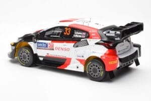 Toyota GR Yaris Rally1 #33 E. Evans / S. Martin Rally Finland 2023 IXO 1:18 18RMC174A Metaal — afbeelding 5 van 6