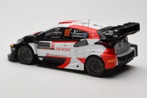 Toyota GR Yaris Rally1 #69 K. Rovanpera / J. Halttunen Rally Monte Carlo World Champion 2023 IXO 1:18 18RMC152B Metaal — afbeelding 5 van 6